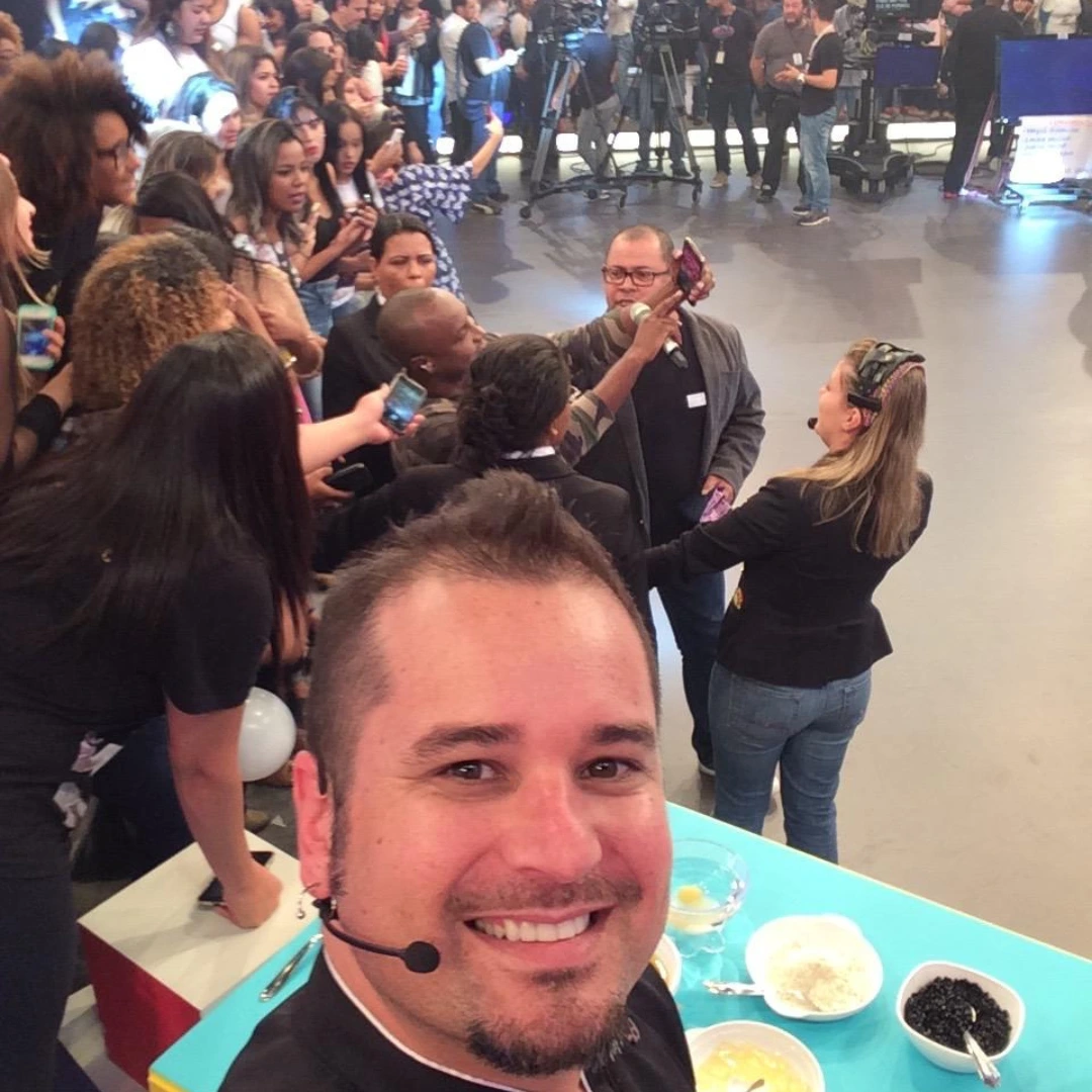 Chef Fabio Mattos em show de gastronomia