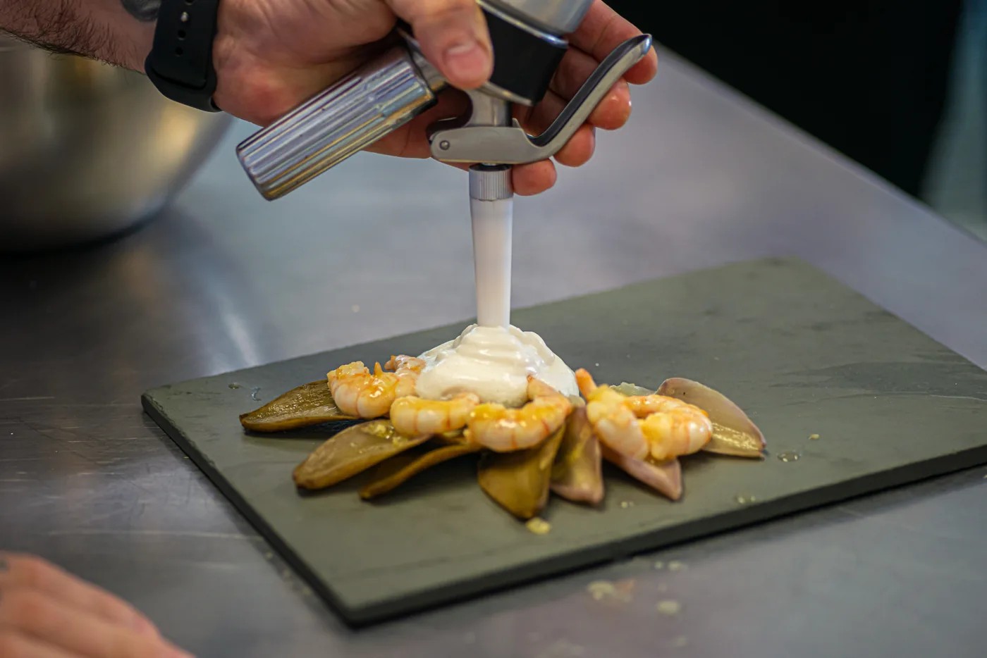 Espumas e texturas em gastronomia molecular